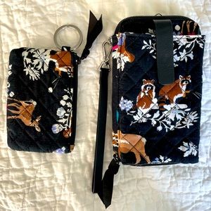 Vera Bradley Merry Mischief Wallet Set